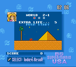 BS Super Mario USA 2nd (English & Music)